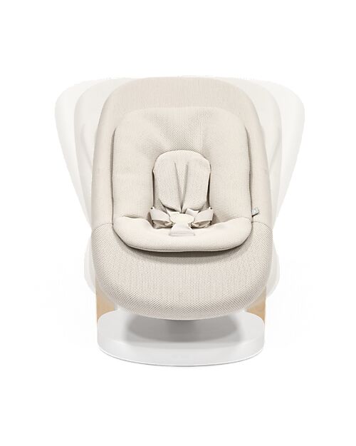 Stokke Yoga Baby Bouncer and Swing - Light Sand - Dual Motion Bouncers