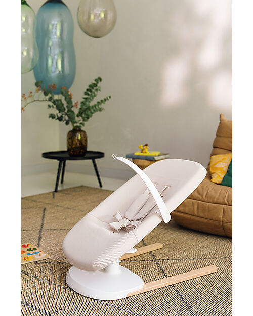 Stokke Yoga Baby Bouncer and Swing - Light Sand - Dual Motion Bouncers