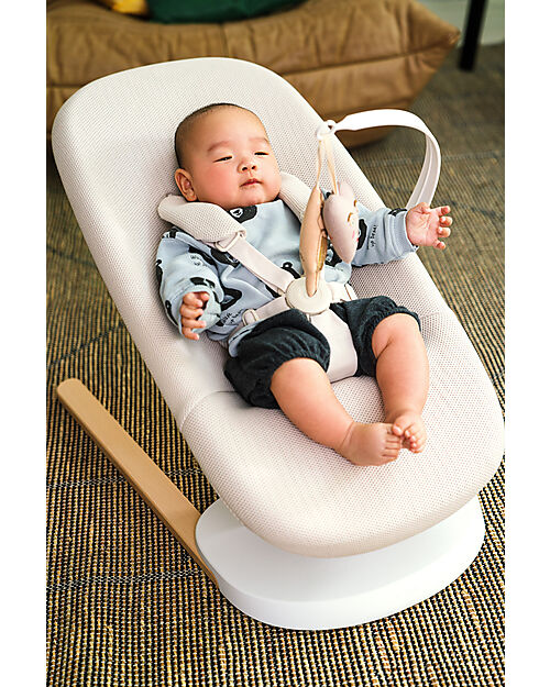 Stokke Yoga Baby Bouncer and Swing - Light Sand - Dual Motion Bouncers