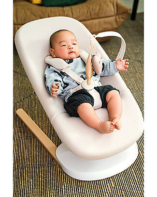 Stokke Yoga Baby Bouncer and Swing - Light Sand - Dual Motion Bouncers