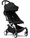 Stokke YOYO 3  Stroller Duo - White Frame + Black Bassinet 0+ and textile 6+  Trio and Duo Strollers