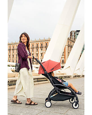Stokke YOYO 5 Stroller Frame + Seat Pack 6+ - Berry Pushchairs