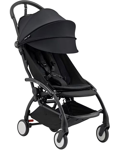 Stokke  YOYO 5 Stroller Frame + Seat Pack 6+ - Black Pushchairs
