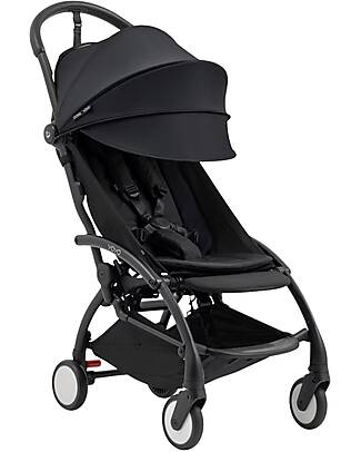 Stokke  YOYO 5 Stroller Frame + Seat Pack 6+ - Black Pushchairs