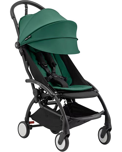 Stokke YOYO 5 Stroller Frame + Seat Pack 6+ - Forest Pushchairs