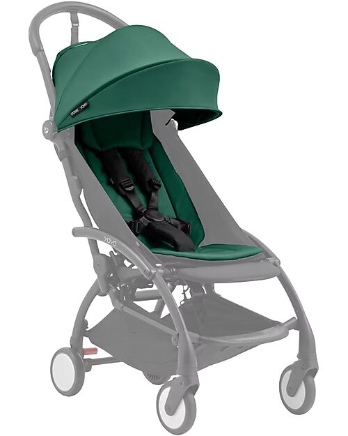 Stokke YOYO 5 Stroller Frame + Seat Pack 6+ - Forest Pushchairs