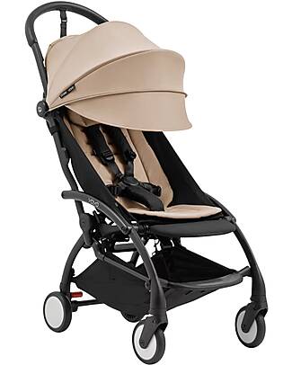 Stokke YOYO 5 Stroller Frame + Seat Pack 6+ - Taupe Pushchairs