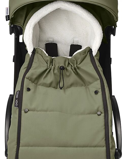 Stokke YOYO Stroller Winter Footmuff - Olive Footmuffs