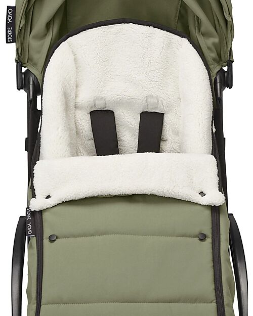 Stokke YOYO Stroller Winter Footmuff - Olive Footmuffs