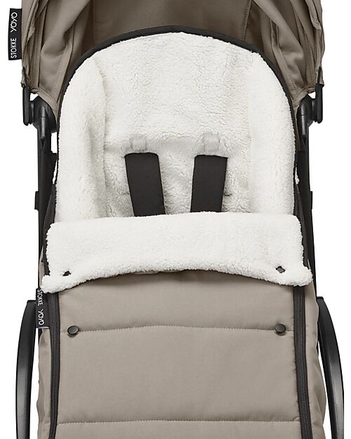 Stokke YOYO Stroller Winter Footmuff - Taupe Footmuffs