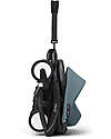 Stokke YOYO3 Stroller Black Frame and Aqua Seat - From 6 Months Lights Strollers