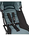 Stokke YOYO3 Stroller Black Frame and Aqua Seat - From 6 Months Lights Strollers