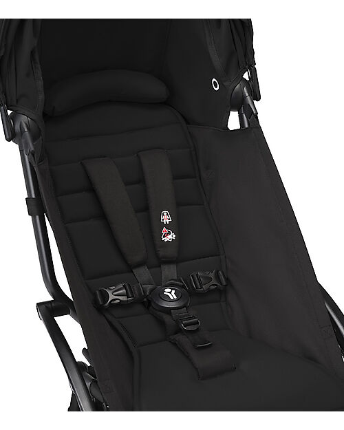 Stokke YOYO3 Stroller Black Frame and Black Seat for Free From 6 Months unisex bambini