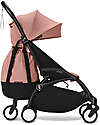 Stokke YOYO3 Stroller Black Frame and Ginger Seat - From 6 Months Lights Strollers