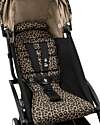 Stokke YOYO3 Stroller Black Frame and Leopard Seat - From 6 Months Lights Strollers