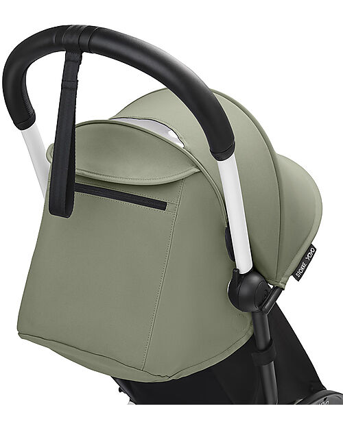 Stokke YOYO3 Stroller Black Frame and Olive Seat - From 6 Months Lights Strollers