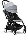 Stokke YOYO3 Stroller Black Frame and Stone Seat - From 6 Months Lights Strollers
