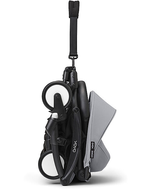 Stokke YOYO3 Stroller Black Frame and Stone Seat - From 6 Months Lights Strollers