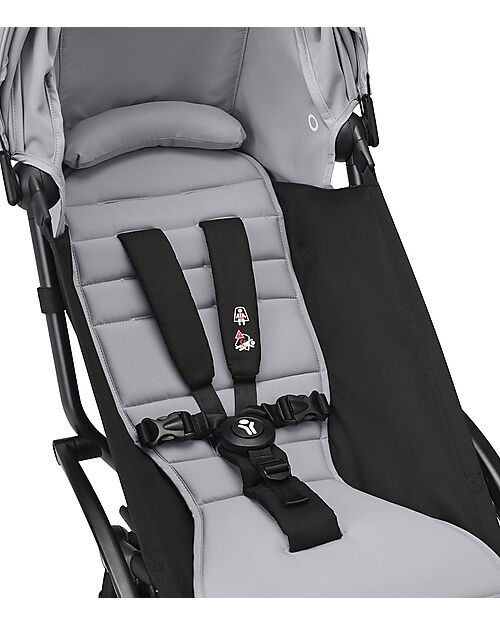 Stokke YOYO3 Stroller Black Frame and Stone Seat - From 6 Months Lights Strollers