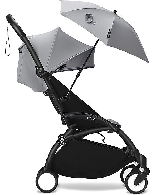 Stokke YOYO3 Stroller Black Frame and Stone Seat - From 6 Months Lights Strollers