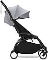 Stokke YOYO3 Stroller Black Frame and Stone Seat - From 6 Months Lights Strollers