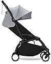 Stokke YOYO3 Stroller Black Frame and Stone Seat - From 6 Months Lights Strollers
