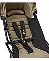 Stokke YOYO3 Stroller Black Frame and Toffee Seat - From 6 Months Lights Strollers