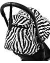 Stokke YOYO3 Stroller Black Frame and Zebra Seat - From 6 Months Lights Strollers