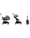 Stokke YOYO3 Stroller Duo Olive - White Frame + Bassinet 0+ and Seat 6+ Trio and Duo Strollers