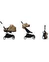 Stokke YOYO3 Stroller Duo Toffee - White Frame + Bassinet 0+ and Seat 6+ Trio and Duo Strollers