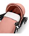 Stokke YOYO3 Stroller Duo - White Frame + Ginger Textile 6+ newborn kit 0+ Trio and Duo Strollers
