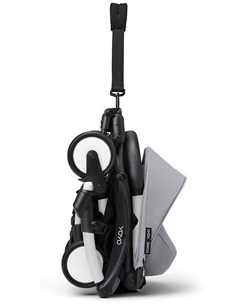 Stokke YOYO3 Stroller Duo - White Frame + Stone Textile 6+ newborn kit 0+ Lights Strollers