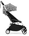 Stokke YOYO3 Stroller White Frame and Zebra Seat - From 6 Months Lights Strollers