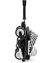 Stokke YOYO3 Stroller White Frame and Zebra Seat - From 6 Months Lights Strollers