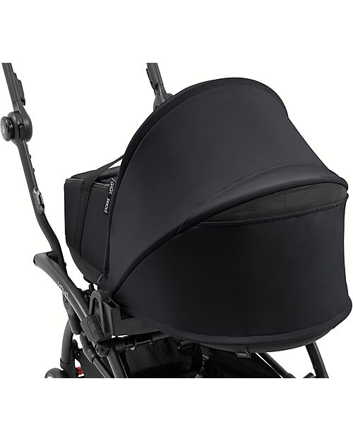 Stokke YOYO5 Stroller Frame - Black + Bassinet 0+ - Black Pushchairs