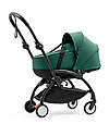 Stokke YOYO5 Stroller Frame - Black + Bassinet 0+ - Forest Pushchairs