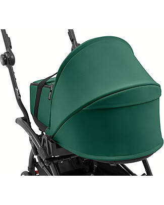 Stokke YOYO5 Stroller Frame - Black + Bassinet 0+ - Forest Pushchairs
