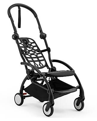 Stokke YOYO5 Stroller Frame - Black - Includes Spacious Storage Basket Pushchairs