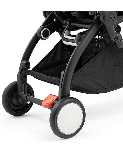 Stokke YOYO5 Stroller Frame - Black - Includes Spacious Storage Basket Pushchairs