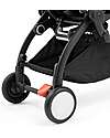 Stokke YOYO5 Stroller Frame - Black - Includes Spacious Storage Basket Pushchairs