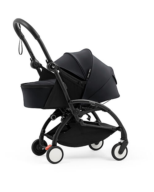 Stokke YOYO5 Stroller Frame - Black + Newborn Pack 0+ - Black Pushchairs