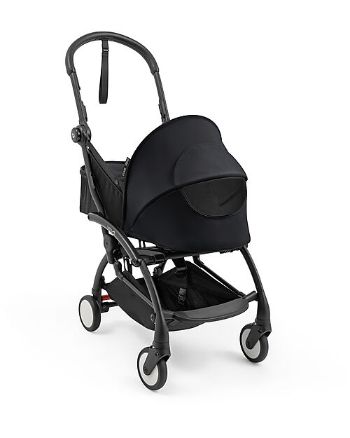 Stokke YOYO5 Stroller Frame - Black + Newborn Pack 0+ - Black Pushchairs