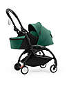 Stokke  YOYO5 Stroller Frame - Black + Newborn Pack 0+ - Forest Pushchairs