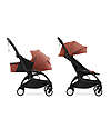 Stokke YOYO5 Stroller Frame - Black -  Seat Pack 6+ - Newborn Pack 0+ - Berry Pushchairs