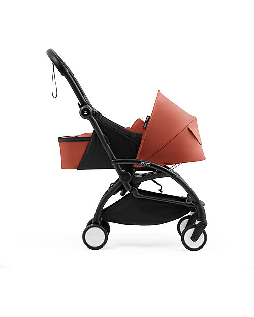 Stokke YOYO5 Stroller Frame - Black -  Seat Pack 6+ - Newborn Pack 0+ - Berry Pushchairs