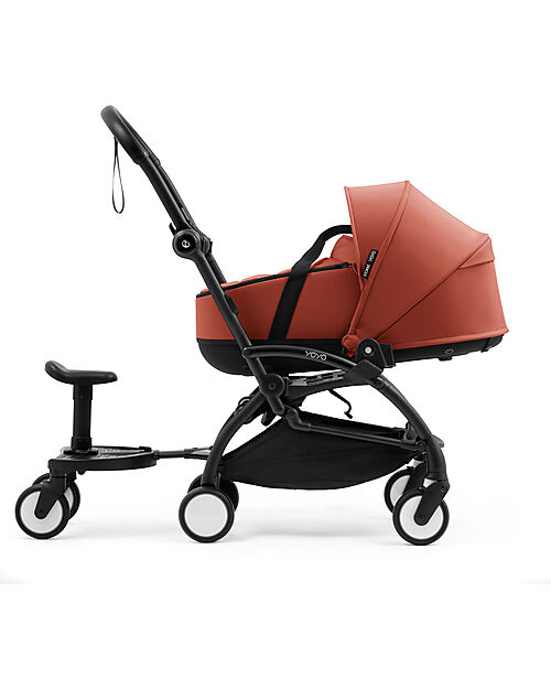 Stokke YOYO5 Stroller Frame - Black -  Seat Pack 6+ - Newborn Pack 0+ - Berry Pushchairs