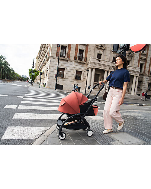 Stokke YOYO5 Stroller Frame - Black -  Seat Pack 6+ - Newborn Pack 0+ - Berry Pushchairs