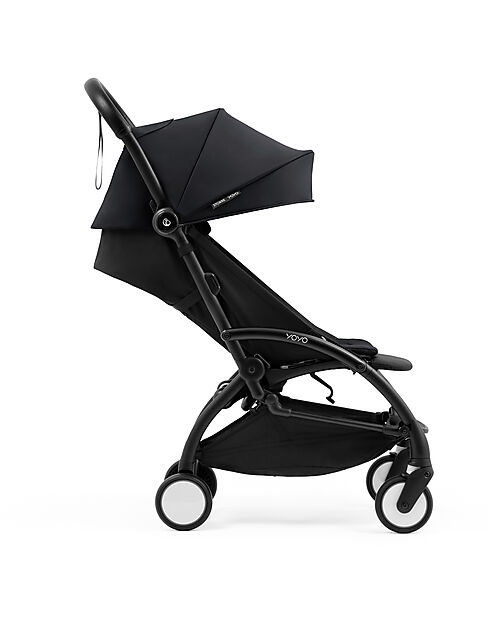 Stokke YOYO5 Stroller Frame - Black -  Seat Pack 6+ - Newborn Pack 0+ - Black Pushchairs