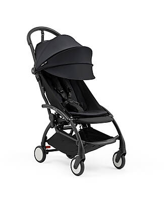 Stokke YOYO5 Stroller Frame - Black -  Seat Pack 6+ - Newborn Pack 0+ - Black Pushchairs