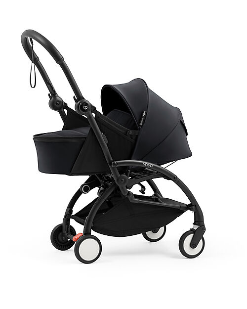 Stokke YOYO5 Stroller Frame - Black -  Seat Pack 6+ - Newborn Pack 0+ - Black Pushchairs